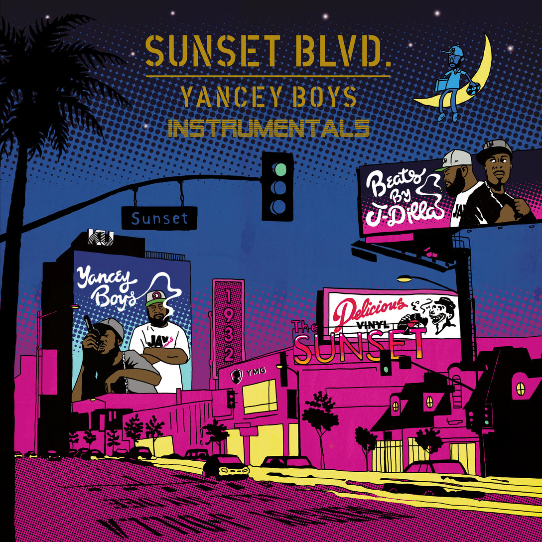 Yancey Boys (Illa J & Frank Nitt) - Sunset Blvd - Instrumentals (2LP)