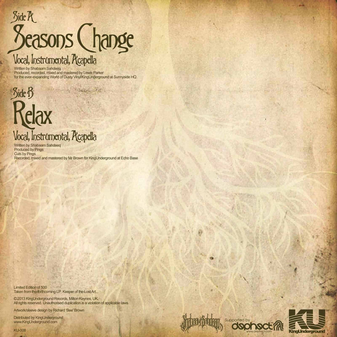 Shabaam Sahdeeq - Seasons Change (12")