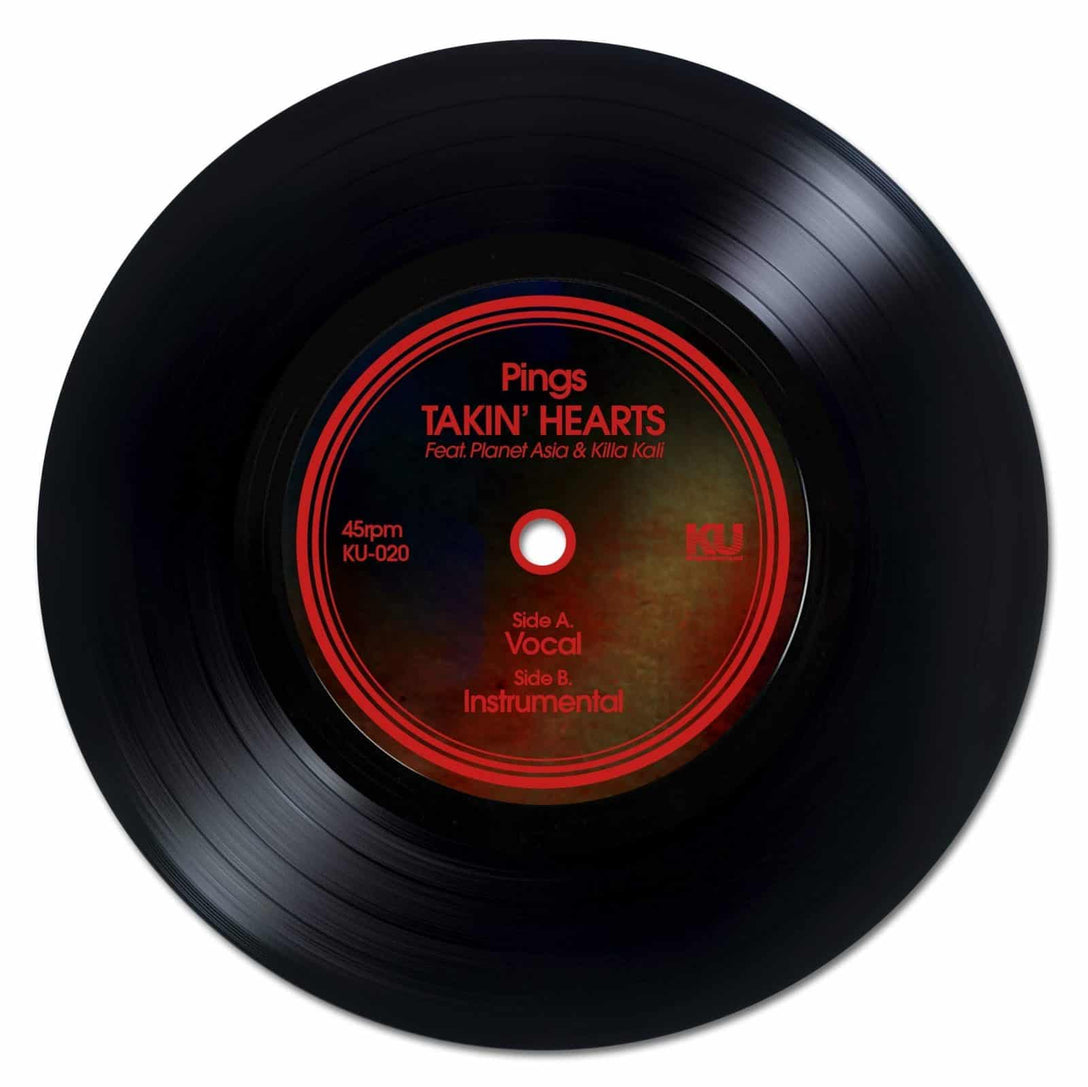 Pings ft. Planet Asia & Killa Kali - Taking Hearts 7"