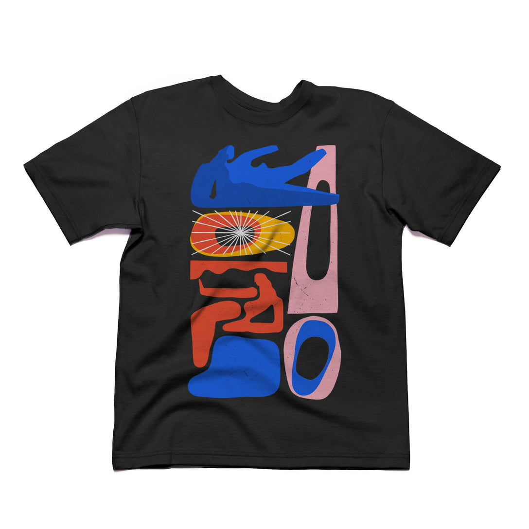 Robohands - Shapes (Black T-Shirt)