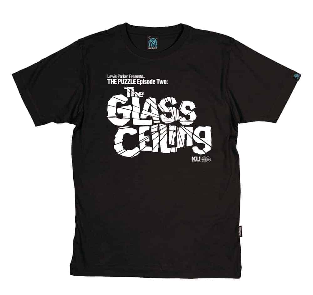 KingUnderground x Dephect 'Lewis Parker - Glass Ceiling' T-Shirt (Black)