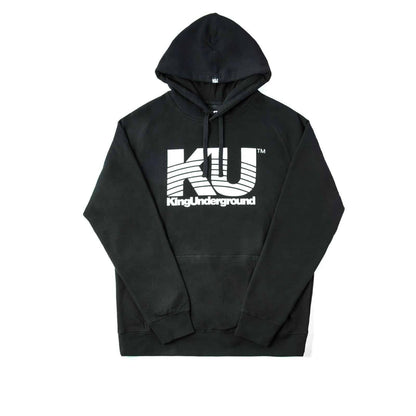 KingUnderground 'Pullover Logo Hood' (Black)