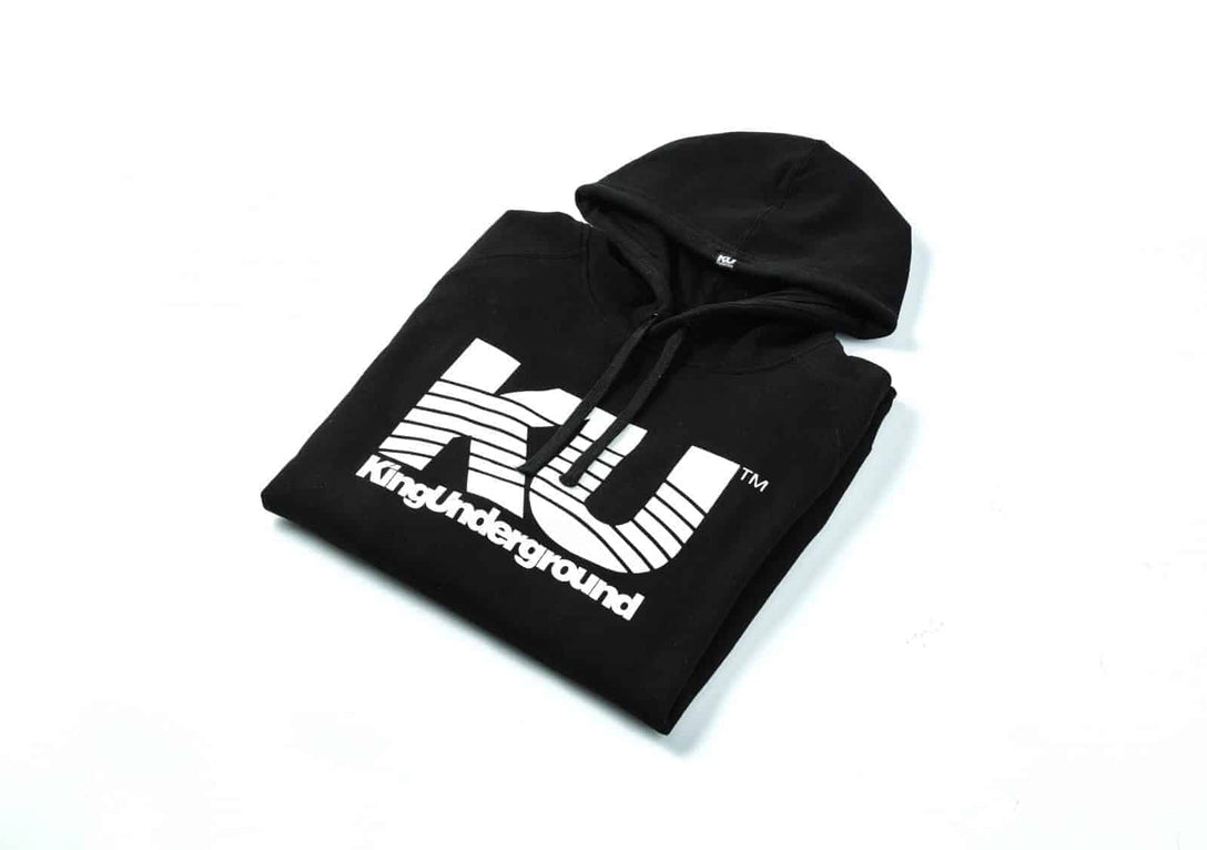 KingUnderground 'Pullover Logo Hood' (Black)