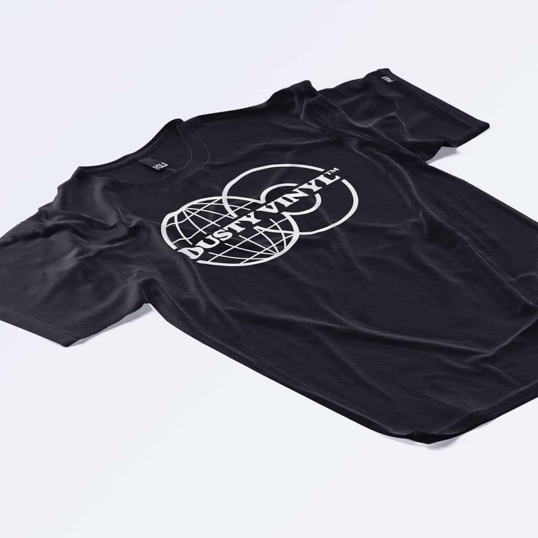 The World Of Dusty Vinyl 'Logo' T-Shirt (Black)